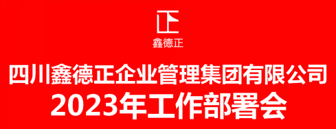 四川鑫德正企業管理集團有限公司 2023年度工(gōng)作計劃部署會